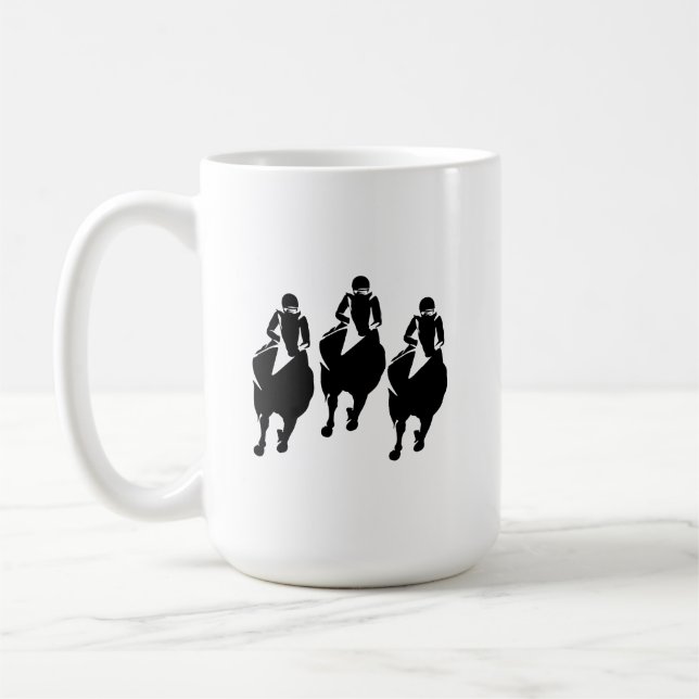 Horse Racing Mug (Left)