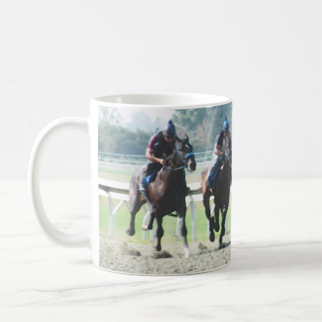 Horse racing mug (Left)