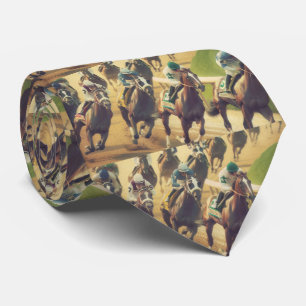 Horse Racing Neck Tie
