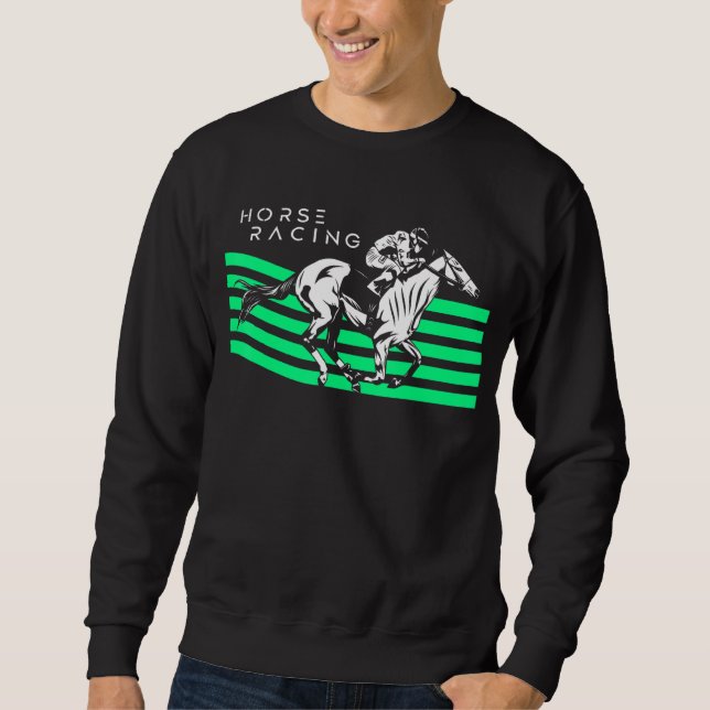 Horse Racing Outfits Rodeo Graphic Sweatshirt (Front)