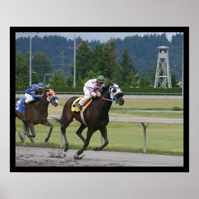 Horse racing poster (Front)