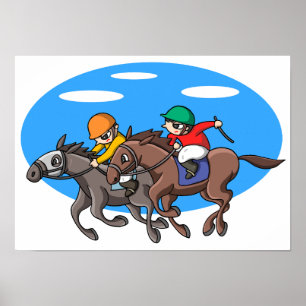 Horse racing. poster