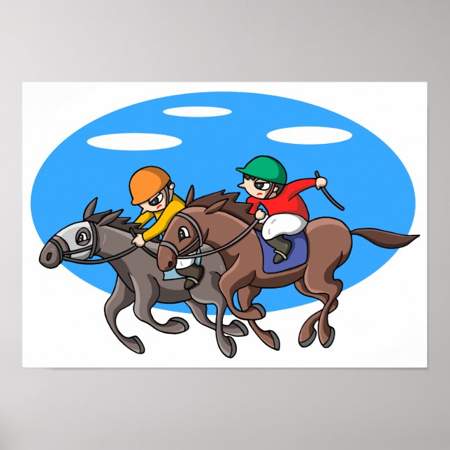 Horse racing. poster (Front)