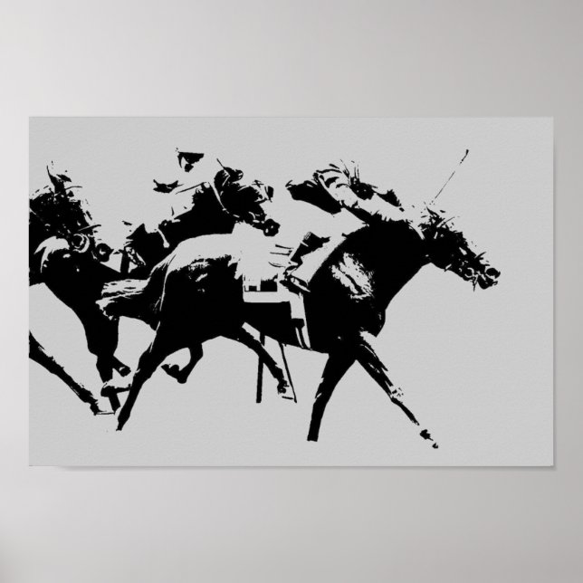 Horse Racing Poster (Front)