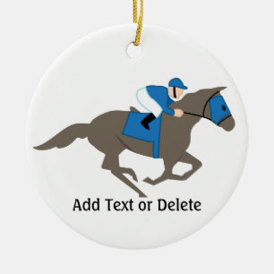 Horse Racing - SRF Ceramic Tree Decoration