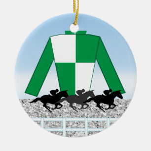 Horse Racing - SRF Ceramic Tree Decoration