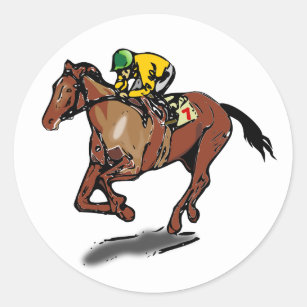 Horse Racing Stickers