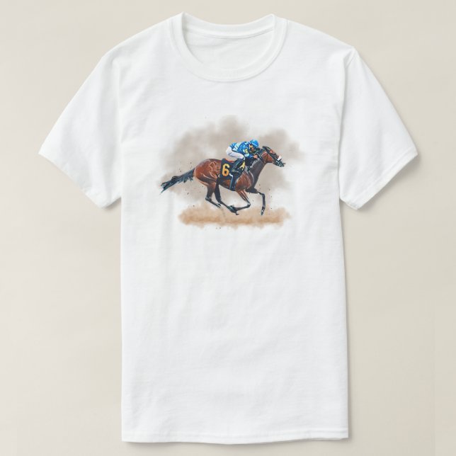 Horse Racing T-Shirt (Design Front)
