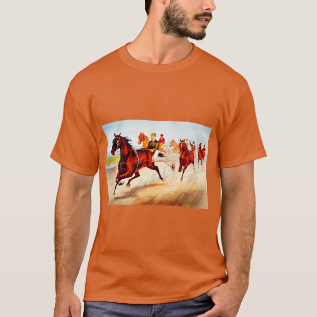 Horse racing T-Shirt (Front)