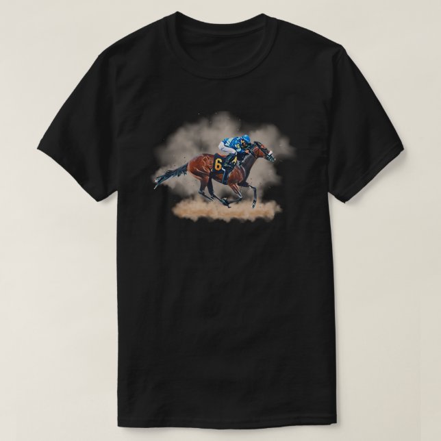 Horse Racing T-Shirt (Design Front)