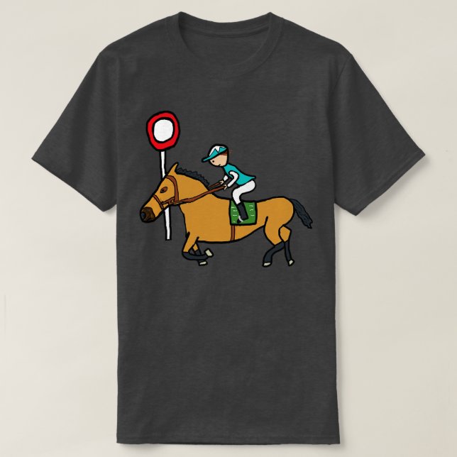 Horse Racing T-Shirt (Design Front)