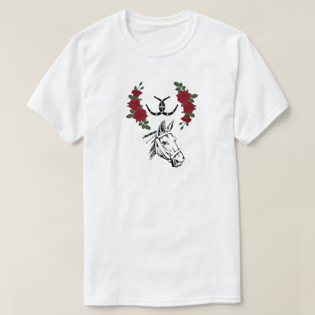 Horse Racing T-Shirt (Design Front)