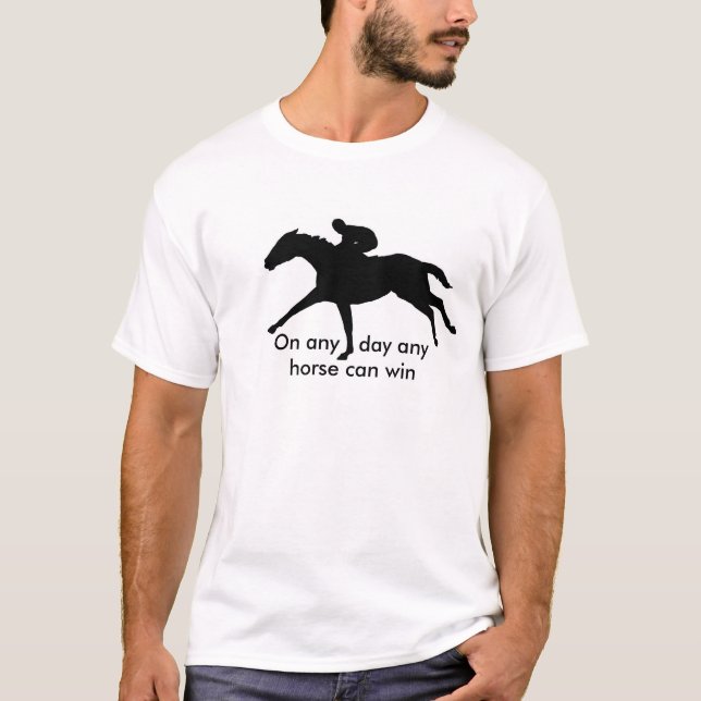 Horse Racing Tips Tee Shirt (Front)
