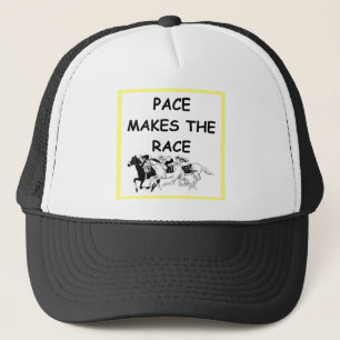 HORSE RACING TRUCKER HAT