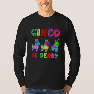 Horse Racing Vintage Cinco De Derby Cute Pinata T-Shirt