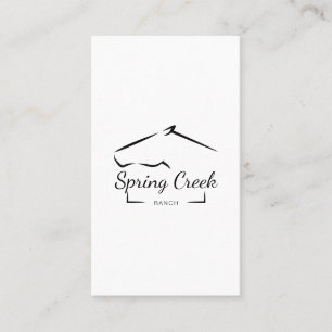 Horse Ranch Horse Farm Business Card