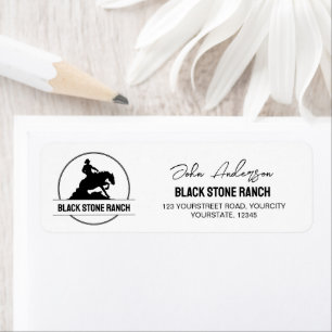 Horse ranch logo reining western barn branding