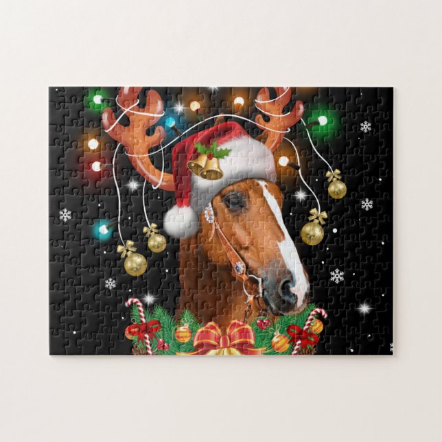 Horse Reindeer Jigsaw Puzzle (Horizontal)