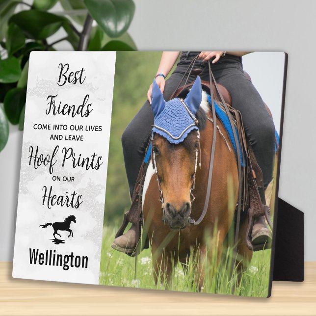 Horse Remembrance Personalised Pet Photo Memorial Plaque (Creator Uploaded)