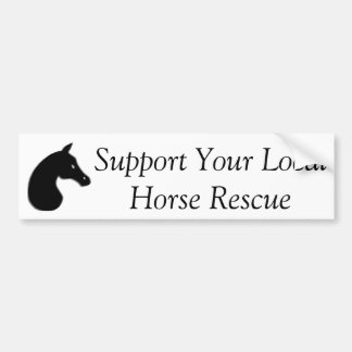 Horse Rescue Bumper Sticker