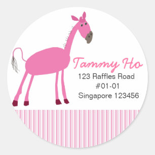 Horse Return Address Sticker