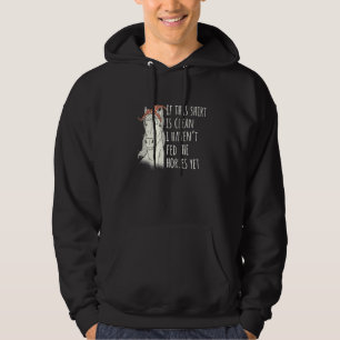 Horse Rider Equerry Horse Feeding Horseback Riding Hoodie