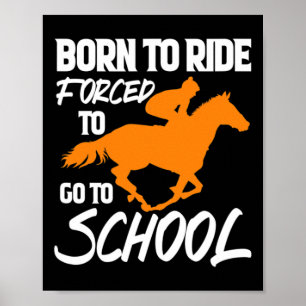 Horse Rider Horseback Riding Equestrian Cowboy Cow Poster