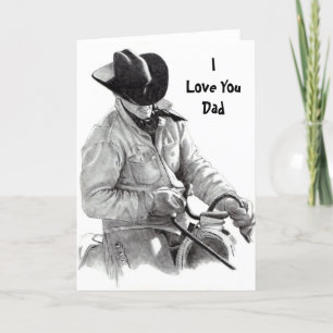 HORSE RIDER, ILove YouDad Card