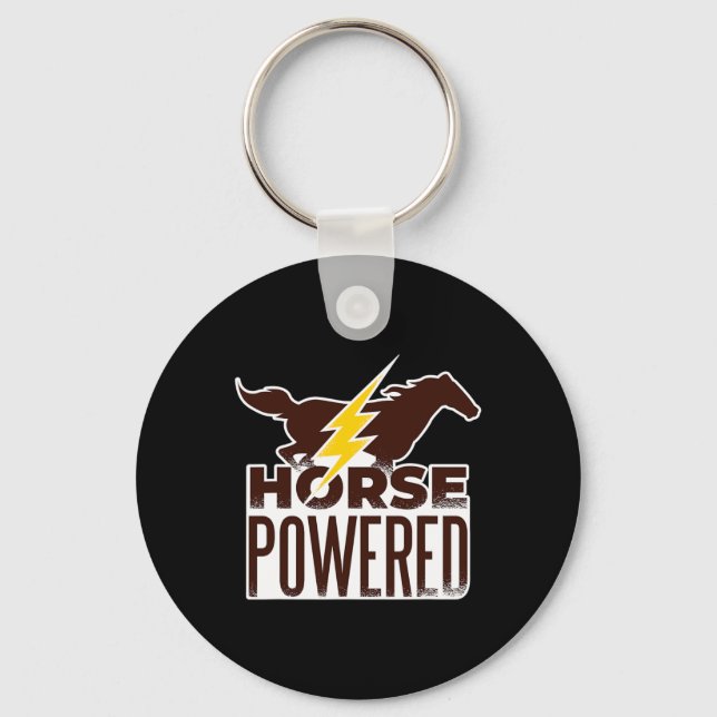 Horse Riders Horse Powered  Key Ring (Front)