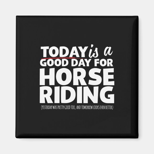 Horse Riding2  Magnet (Front)