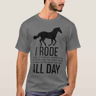 Horse Riding 2 T-Shirt