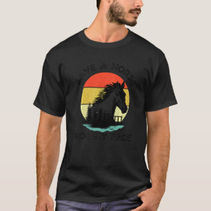 Horse Riding Adult Joke Save A Horse Ride My Face  T-Shirt