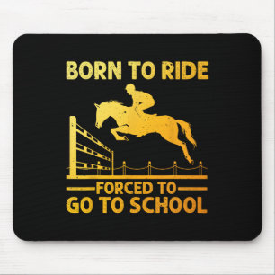 Horse Riding Art For Men Women Horseback Rider Equ Mouse Pad