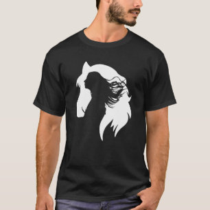 Horse Riding cowgirl Horse Riding Horse Motif Lov T-Shirt