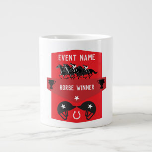 Horse riding Event Gifts and Merchandise Travel Mu Large Coffee Mug