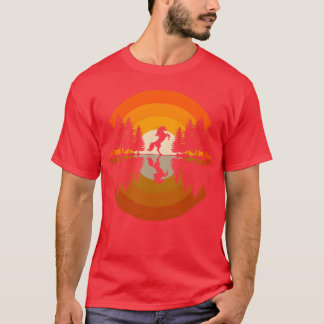 Horse Riding Forest Nature Sunset Horseback boy T-Shirt