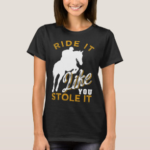 Horse Riding - Funny Horseback Riding Gift Women M T-Shirt