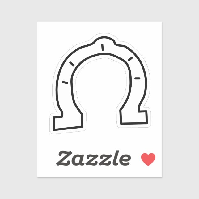 Horse Riding Gang Horseshoe  (Sheet)