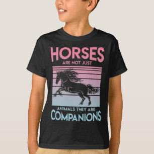 Horse Riding Girls Women Equestrian Horseback 4 T-Shirt