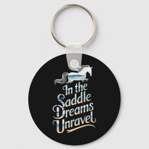 Horse Riding Girls Women Equestrian Horseback 5  Key Ring