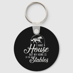 Horse Riding Girls Women Equestrian Horseback Key Ring