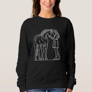Horse & Riding, Horseback - Equestrian Women, Girl Sweatshirt