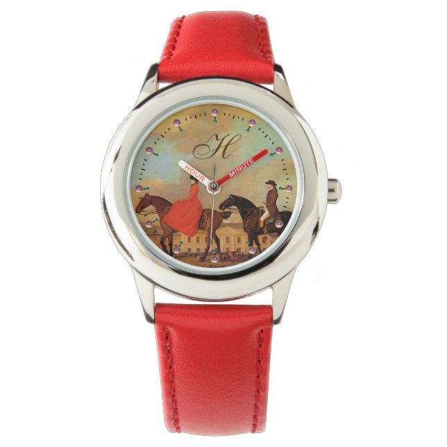 HORSE RIDING Monogram Watch (Front)