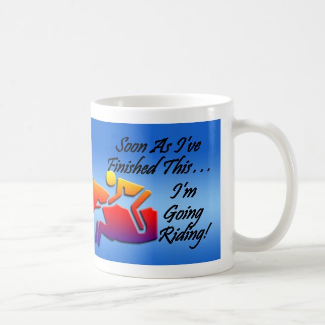 Horse Riding Mug (Right)