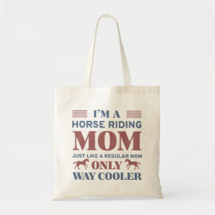 Horse Riding Mum Tote Bag