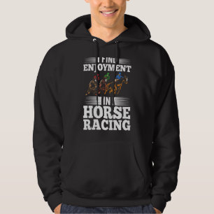 Horse Riding Outfit Horse Race Horse Track Racing Hoodie
