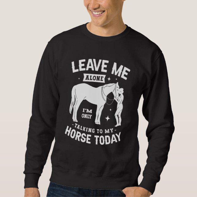 Horse Riding Owner Outfit Equestrian Horse  for Gi Sweatshirt (Front)