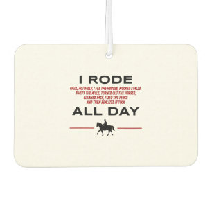 horse riding passion mare haflinger racehorse gift car air freshener