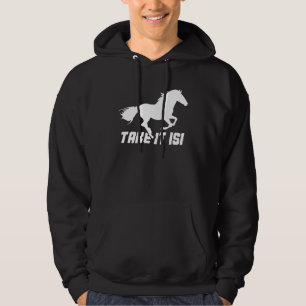 Horse Riding Rider Take It Isi Hoodie