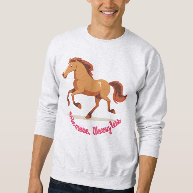 horse riding sweatshirt (Front)